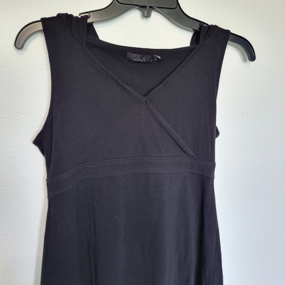 Prana Faux Wrap Hooded Dress
